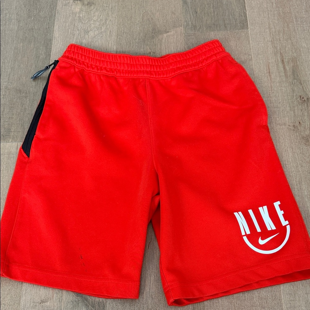 Nike Men's Bright Red Athletic Shorts